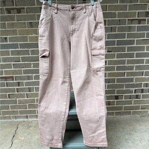 Dusty Rose Cargo Pants